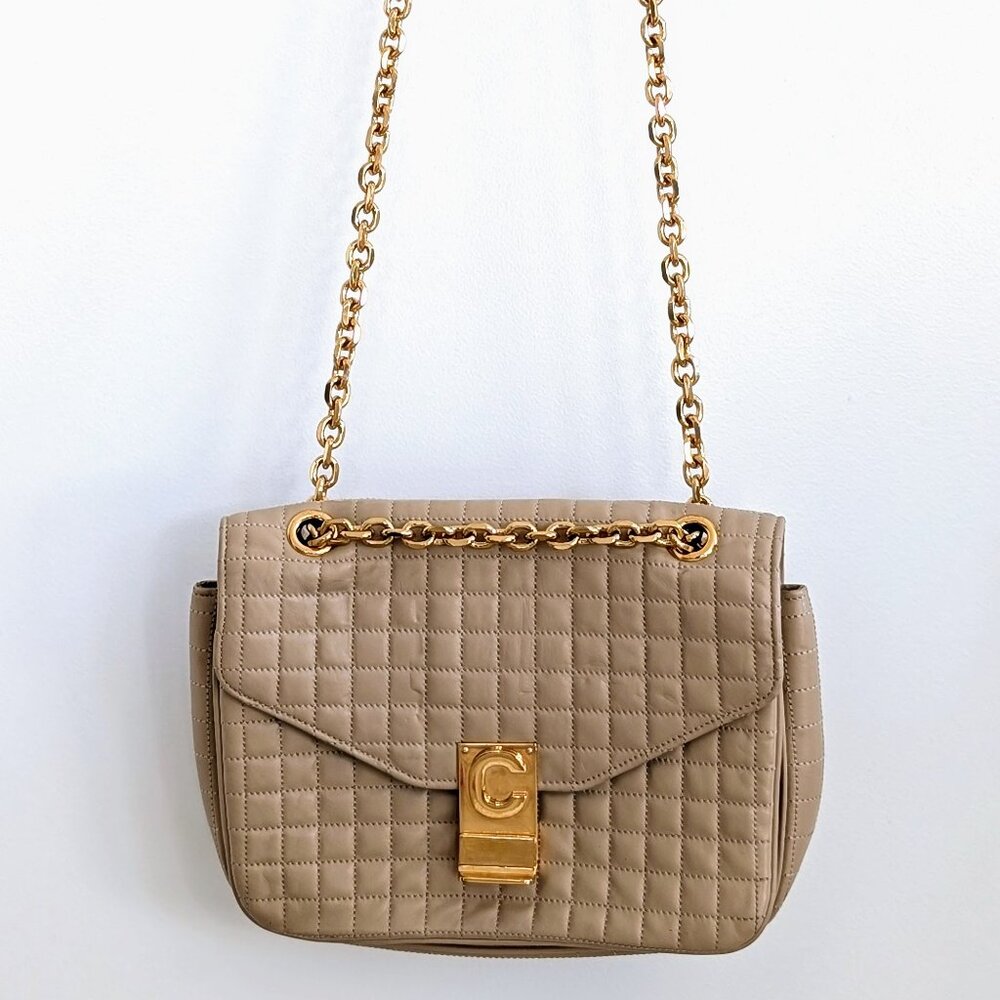 Celine quilted C bag
